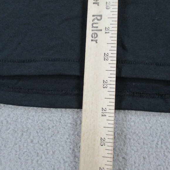 SKIMS Relaxed Long Sleeve T Shirt Womens Medium Onyx Black Crewneck Casual NWT - Picture 8 of 9